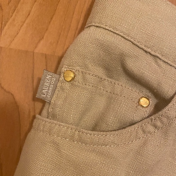 Ralph Lauren linen capris - size 4 - Picture 3 of 6